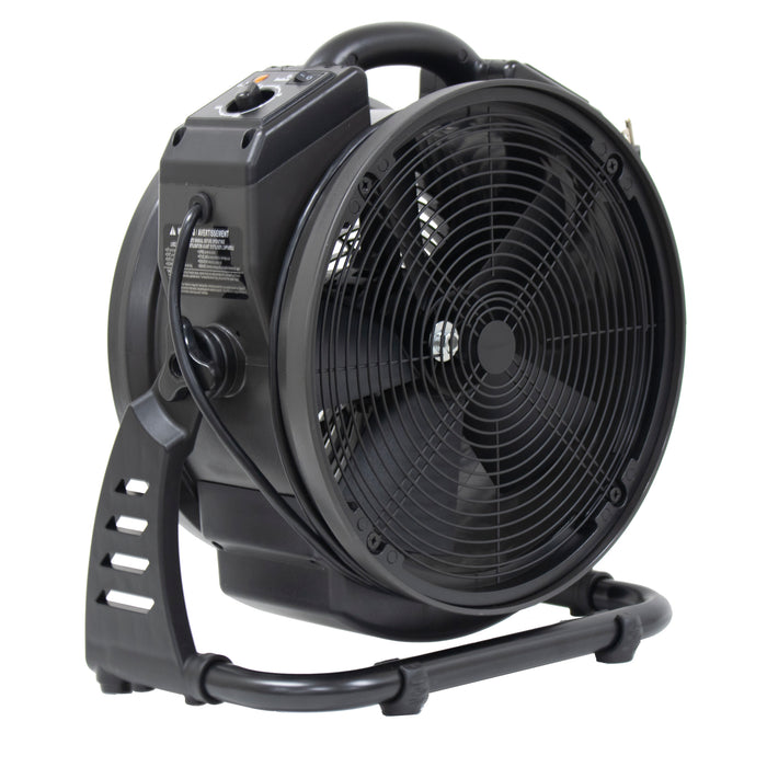 XPOWER M-25B Cordless Rechargeable Axial Air Mover with Ozone Generator - M-25B  Mini Split Systems Direct