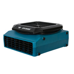 XPOWER PL-700A 1/3 HP 1050 CFM 3 Speed Low Profile Air Mover, Floor Fan, Carpet Dryer with Built-in Power Outlets - PL-700A-Blue-PL-700A-Red  Mini Split Systems Direct