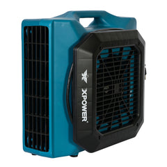 XPOWER PL-700A 1/3 HP 1050 CFM 3 Speed Low Profile Air Mover, Floor Fan, Carpet Dryer with Built-in Power Outlets - PL-700A-Blue-PL-700A-Red  Mini Split Systems Direct