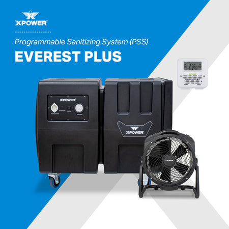XPOWER PSS4 Everest PLUS Programmable Sanitizing System (PSS) - PSS4  Mini Split Systems Direct