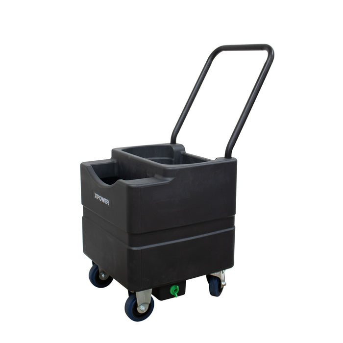 XPOWER WT-45 Portable Mobile Water Reservoir Tank for FM-68W and FM-88W Misting Fan, 45 Liter, 11.8 Gallon, Wheels - WT-45  Mini Split Systems Direct
