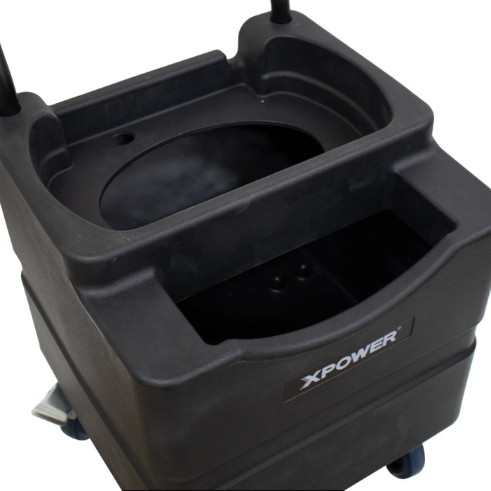 XPOWER WT-45 Portable Mobile Water Reservoir Tank for FM-68W and FM-88W Misting Fan, 45 Liter, 11.8 Gallon, Wheels - WT-45  Mini Split Systems Direct
