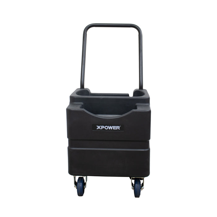 XPOWER WT-45 Portable Mobile Water Reservoir Tank for FM-68W and FM-88W Misting Fan, 45 Liter, 11.8 Gallon, Wheels - WT-45  Mini Split Systems Direct