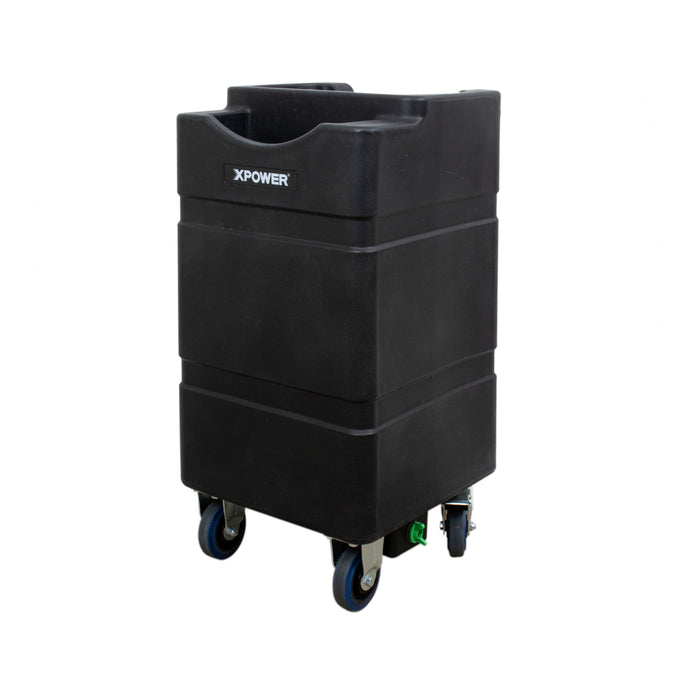 XPOWER WT-90 Portable Mobile Water Reservoir Tank for FM-68W, FM-88W, and FM-65WB Misting Fan, 90 Liter, 24 Gallon, Wheels - WT-90  Mini Split Systems Direct