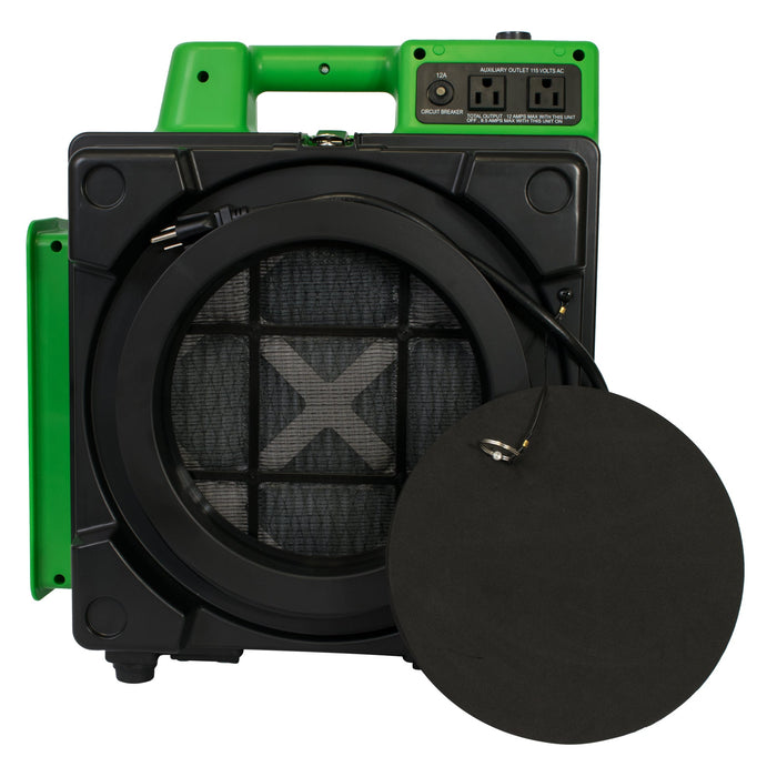 XPOWER X-2480A Commercial 3 Stage Filtration HEPA Purifier System, Negative Air Machine, Airborne Air Cleaner, Mini Air Scrubber - X-2480A-BL-X-2480A-GR-X-2480A-RD  Mini Split Systems Direct