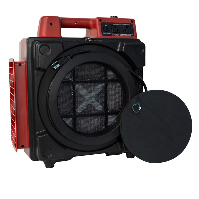 XPOWER X-2480A Commercial 3 Stage Filtration HEPA Purifier System, Negative Air Machine, Airborne Air Cleaner, Mini Air Scrubber - X-2480A-BL-X-2480A-GR-X-2480A-RD  Mini Split Systems Direct