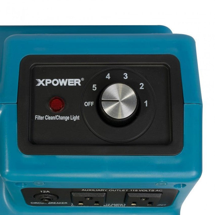 XPOWER X-2480A Commercial 3 Stage Filtration HEPA Purifier System, Negative Air Machine, Airborne Air Cleaner, Mini Air Scrubber - X-2480A-BL-X-2480A-GR-X-2480A-RD  Mini Split Systems Direct