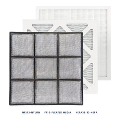 XPOWER X-2480A Commercial 3 Stage Filtration HEPA Purifier System, Negative Air Machine, Airborne Air Cleaner, Mini Air Scrubber - X-2480A-BL-X-2480A-GR-X-2480A-RD  Mini Split Systems Direct