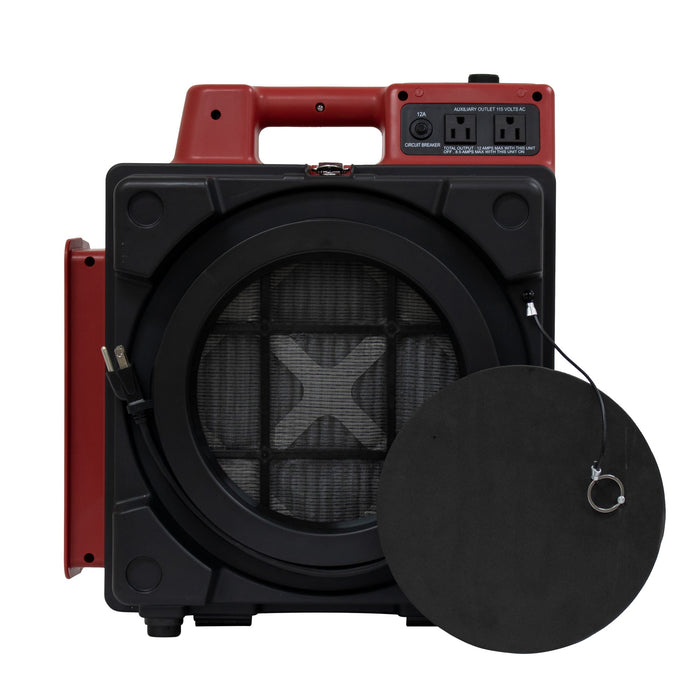 XPOWER X-2480A Commercial 3 Stage Filtration HEPA Purifier System, Negative Air Machine, Airborne Air Cleaner, Mini Air Scrubber - X-2480A-BL-X-2480A-GR-X-2480A-RD  Mini Split Systems Direct