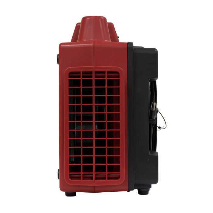 XPOWER X-2480A Commercial 3 Stage Filtration HEPA Purifier System, Negative Air Machine, Airborne Air Cleaner, Mini Air Scrubber - X-2480A-BL-X-2480A-GR-X-2480A-RD  Mini Split Systems Direct
