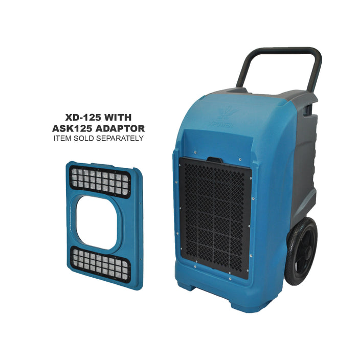 XPOWER XD-125 125-Pint Commercial Dehumidifier with Automatic Purge Pump and Drainage Hose - XD-125  Mini Split Systems Direct