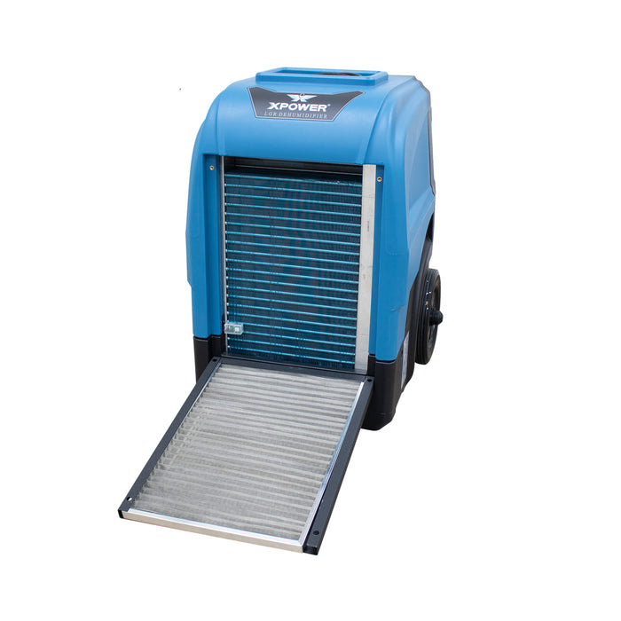 XPOWER XD-165L Commercial LGR Dehumidifier with Automatic Purge Pump, Drainage Hose, and Handle with Wheels - XD-165L  Mini Split Systems Direct