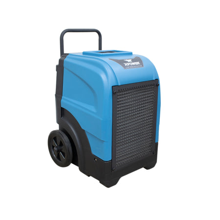 XPOWER XD-165L Commercial LGR Dehumidifier with Automatic Purge Pump, Drainage Hose, and Handle with Wheels - XD-165L  Mini Split Systems Direct