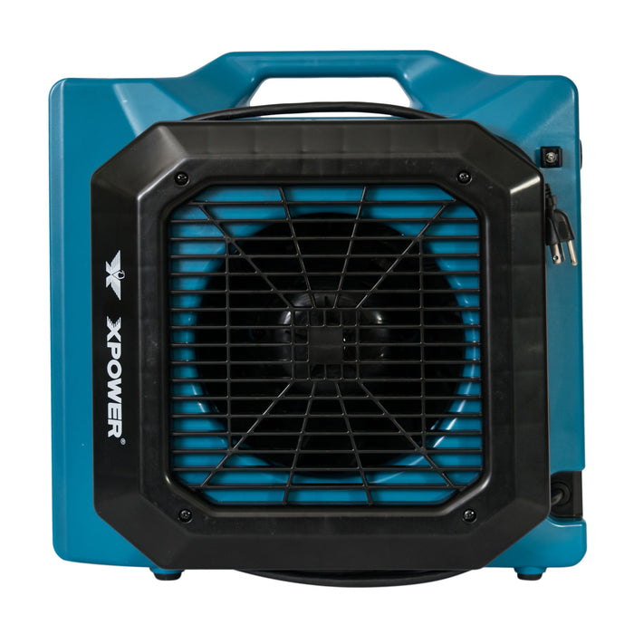 XPOWER XL-730A 1/3 HP 1150 CFM 5 Speed Sealed Motor Low Profile Air Mover, Floor Fan, Carpet Dryer with Built-in GFCI Power Outlets - XL-730A  Mini Split Systems Direct
