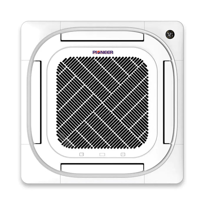 Pioneer® Multi Zone 24,000 BTU Quantum Series Ceiling Cassette Indoor Section Split Inverter++ Air Conditioner Heat Pump 230V - CB024GMFILDFHE-00-CB024GMFILDFHE-10-CB024GMFILDFHE-16-CB024GMFILDFHE-25-CB024GMFILDFHE-33  Mini Split Systems Direct