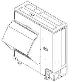 Daikin Single Fan Snow Hood/Hail Guard Kit - VRVQA-SH-SF