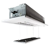 27,000 BTU 23 SEER2 ACiQ Extreme 2-Zone Slim Ceiling Cassette Mini Split System | R454B | 230v - 12+12