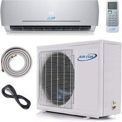 Air-Con Blue Series 3 12000 BTU 20 SEER Mini Split Air Conditioner 15ft Lineset & Wiring