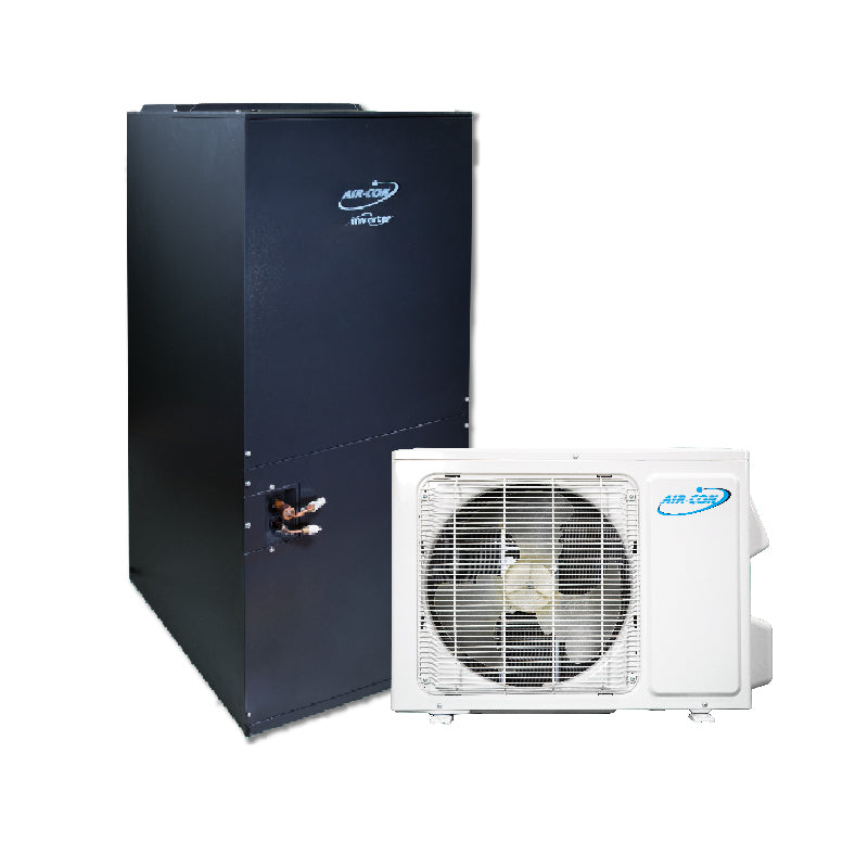 Air-Con SD Premium - 24000 BTU - 18 SEER - 2 Ton Pre-Charged Heat Pump Inverter - Ducted Central Air Conditioner