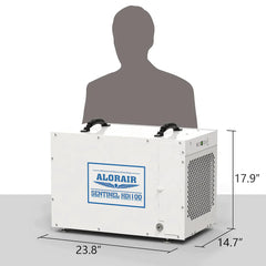 AlorAir Sentinel HDi100 100 PPD Basement and Crawlspace Dehumidifier with Condensate Pump