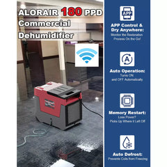 AlorAir Storm LGR 850X 180 PPD WiFi Commercial Dehumidifier