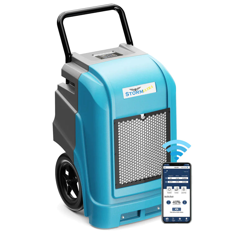 AlorAir Storm Ultra New 190 PPD Commercial Portable LGR Dehumidifier with APP Control