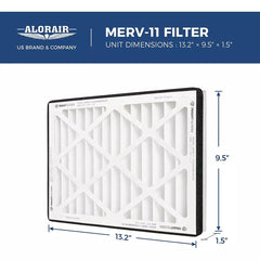 AlorAir TrightFilters 4 Pack Merv 11 Air Filter for Purecare 1350 IG/ Purecare 1350 Air Filtration System