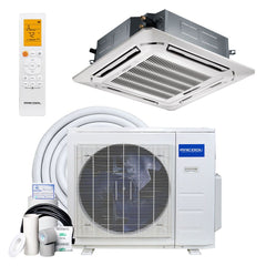 MRCOOL® Olympus 18,000 BTU 23.5 SEER2 Ceiling Cassette Ductless Mini Split Air Conditioner and Heat Pump System - O-ES-18-HP-C-230B / CASSETTE18HP-230-P-O-ES-18-HP-C-230B / CASSETTE18HP-230-P / MC16-1412-O-ES-18-HP-C-230B / CASSETTE18HP-230-P / MC25-1412-O-ES-18-HP-C-230B / CASSETTE18HP-230-P / MC50-1412K  Mini Split Systems Direct