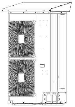 Daikin Single & Double Fan Snow Visor - KPS00344