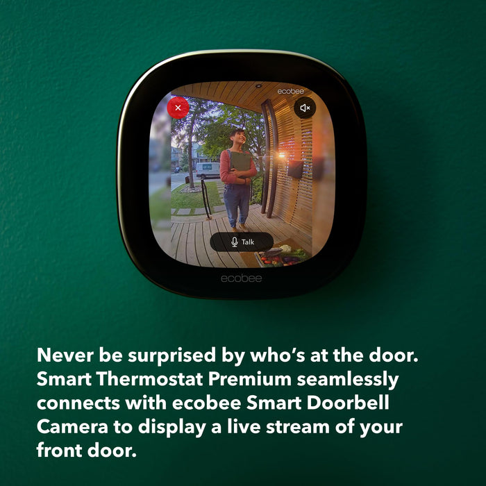 ecobee Smart Thermostat Premium with Smart Sensor and Air Quality Monitor - Programmable Wifi Thermostat - Works with Siri, Alexa, Google Assistant - EB-STATE6-01  Mini Split Systems Direct