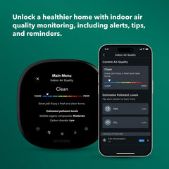 ecobee Smart Thermostat Premium with Smart Sensor and Air Quality Monitor - Programmable Wifi Thermostat - Works with Siri, Alexa, Google Assistant - EB-STATE6-01  Mini Split Systems Direct