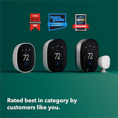 ecobee Smart Thermostat Premium with Smart Sensor and Air Quality Monitor - Programmable Wifi Thermostat - Works with Siri, Alexa, Google Assistant - EB-STATE6-01  Mini Split Systems Direct