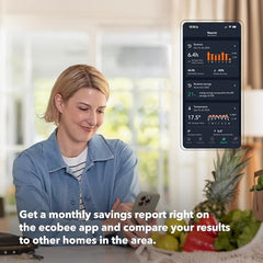 ecobee Smart Thermostat Premium with Smart Sensor and Air Quality Monitor - Programmable Wifi Thermostat - Works with Siri, Alexa, Google Assistant - EB-STATE6-01  Mini Split Systems Direct