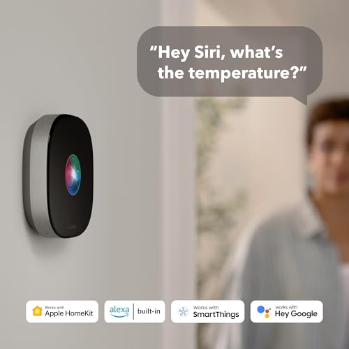 ecobee Smart Thermostat Premium with Smart Sensor and Air Quality Monitor - Programmable Wifi Thermostat - Works with Siri, Alexa, Google Assistant - EB-STATE6-01  Mini Split Systems Direct