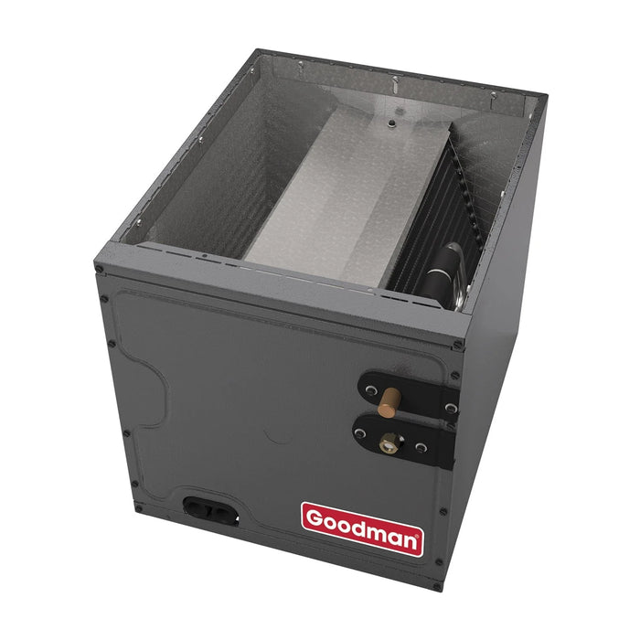 Goodman 5 Ton 16.5 SEER2 R-32 Dual Fuel System | GZV7SA6010 | CAPEA6030D3 | GRVT961005CN | 24½" Cabinet Width Upflow/Downflow Coil | 100,000 BTU/h 96.0% AFUE Downflow Natural Gas Two-Stage Furnace