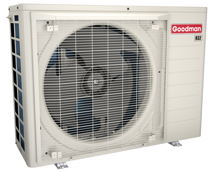 Goodman 1.5 Ton 19 SEER2 R-32 Central Heat Pump Split System with Evaporator Coil & Modular Blower | GZV6SA1810A | CAPEA3022C3 | MBVK16CP1X00 | 21" Upflow/Downflow Coil | 21" Multi-Positional Modular Blower