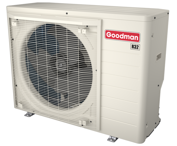 Goodman 1.5 Ton 19 SEER2 R-32 Central Heat Pump Split System with Evaporator Coil & Modular Blower | GZV6SA1810A | CAPEA3022C3 | MBVK16CP1X00 | 21" Upflow/Downflow Coil | 21" Multi-Positional Modular Blower