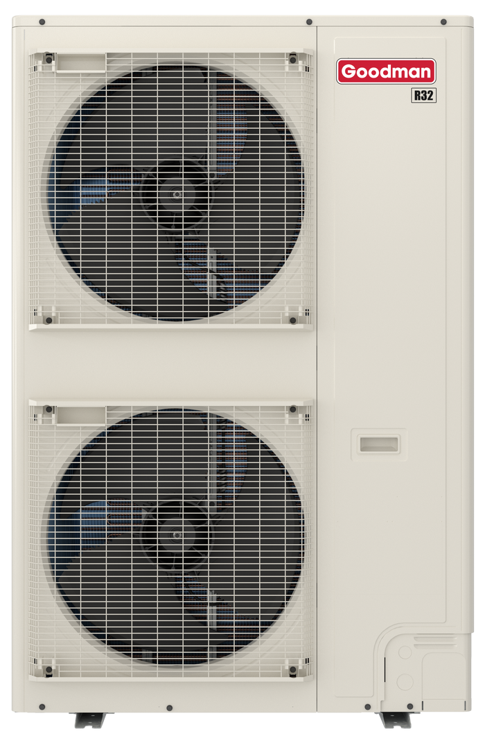 Goodman 3 Ton 19.0 SEER2 R-32 | Central Heat Pump Split System | GZV9SA361C + AHVE48DP0300 | 24½" Cabinet Width | Multi-Positional Air Handler