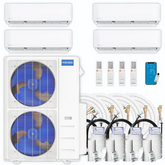 MRCOOL® DIY 5th Gen Multi-Zone 4-Zone 48,000 BTU 21.8 SEER2 (9K + 9K + 12K + 24K) Ductless Mini-Split Air Conditioner and Heat Pump