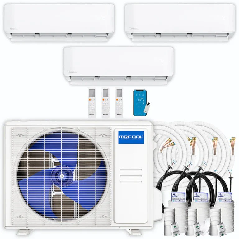 MRCOOL® DIY 5th Gen Multi-Zone 3-Zone 36,000 BTU 23 SEER2 (9K + 9K + 12K) Ductless Mini-Split Air Conditioner and Heat Pump