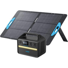 Anker 536 Portable Power Station, 508Wh Solar Generator (Solar Panel Optional) with LiFePO4 Battery Pack, 500W 9-Port Powerhouse, 4 AC Outlets, 60W USB-C PD Output, LED Light for Outdoor Camping, RV - B0B1H8392Z  Mini Split Systems Direct