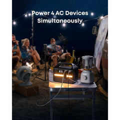 Anker 536 Portable Power Station, 508Wh Solar Generator (Solar Panel Optional) with LiFePO4 Battery Pack, 500W 9-Port Powerhouse, 4 AC Outlets, 60W USB-C PD Output, LED Light for Outdoor Camping, RV - B0B1H8392Z  Mini Split Systems Direct