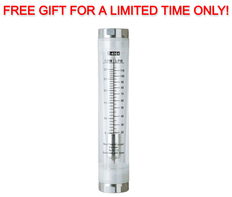 Free MRCOOL 2-20 GPM Flow Meter ($132.99 Value)