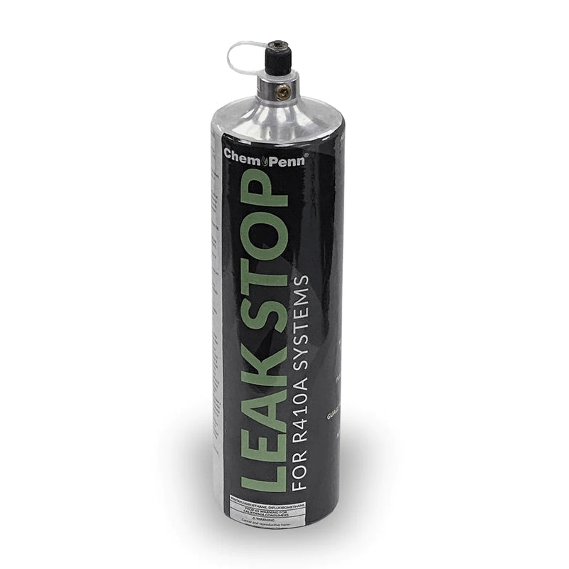 Chem Penn® Quick-Recharge R410a Refrigerant Bottle for HVAC Systems with Leak-Stop and UV-Dye Additive, 1.8lb