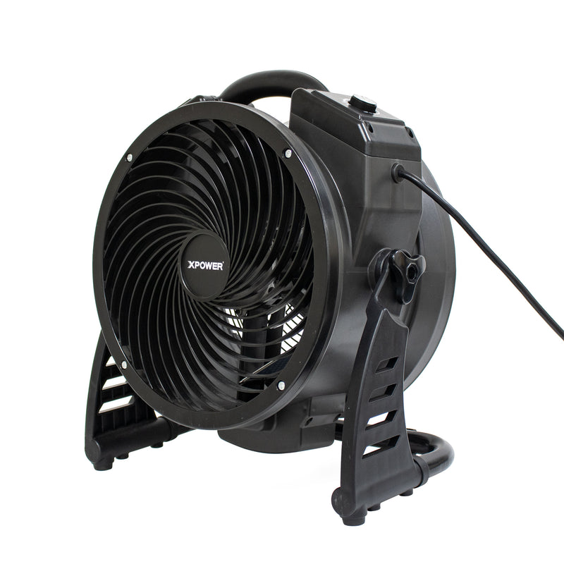 XPOWER M-25 1450 CFM Variable Speed Brushless DC Motor Axial Air Mover with Ozone Generator