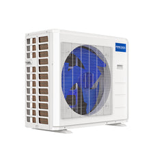 MRCOOL® DIY 4th Gen Mini Split 2 Zone 24,000 BTU 22 SEER Ductless Air Conditioner and Heat Pump with 12K + 12K Air Handlers and Install Kits