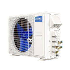 33k BTU 21.5 SEER Multi-Zone MRCOOL DIY 2 Zone Ductless Heat Pump Split System 4th Generation - 9k+24k