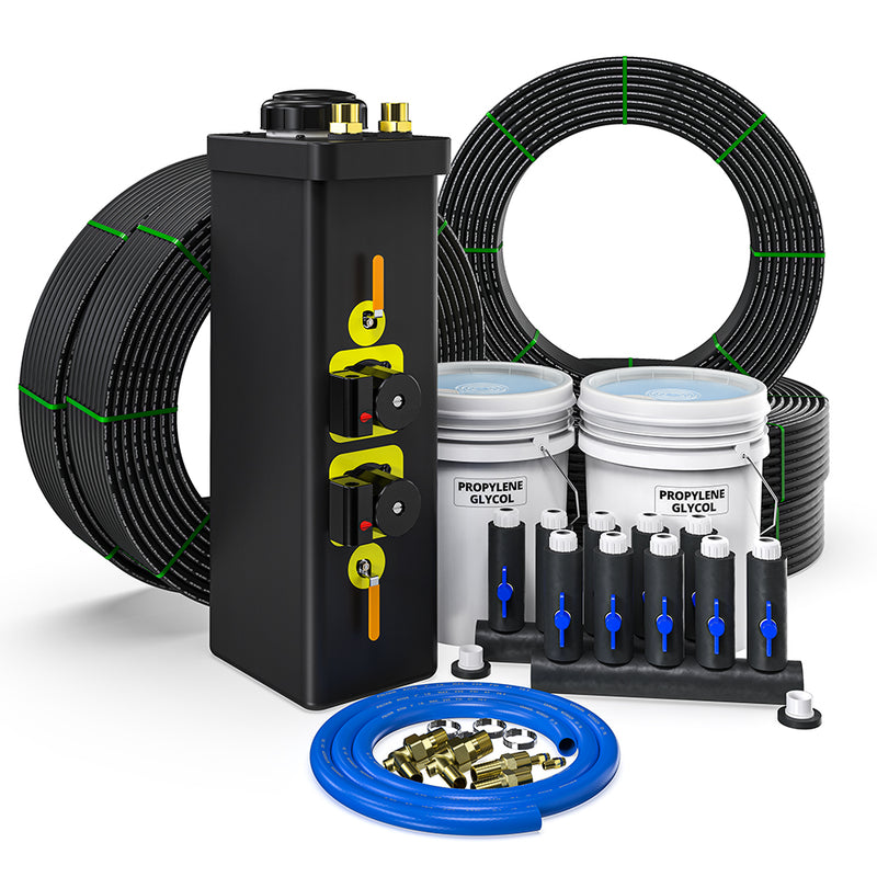 MRCOOL® GeoCool Inverter Series Closed Loop Installation Kit 5 ton - w/Straight Manifold