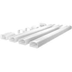 MRCOOL® LineGuard 4.5 in. 16-Piece Complete Line Set Cover Kit for Ductless Mini-Split or Central System