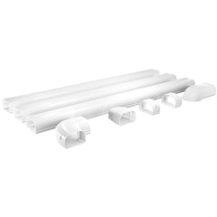 MRCOOL® LineGuard 4.5 in. 16-Piece Complete Line Set Cover Kit for Ductless Mini-Split or Central System